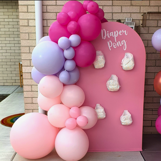 Fun Diaper Pong Baby Shower Gender Reveal Game