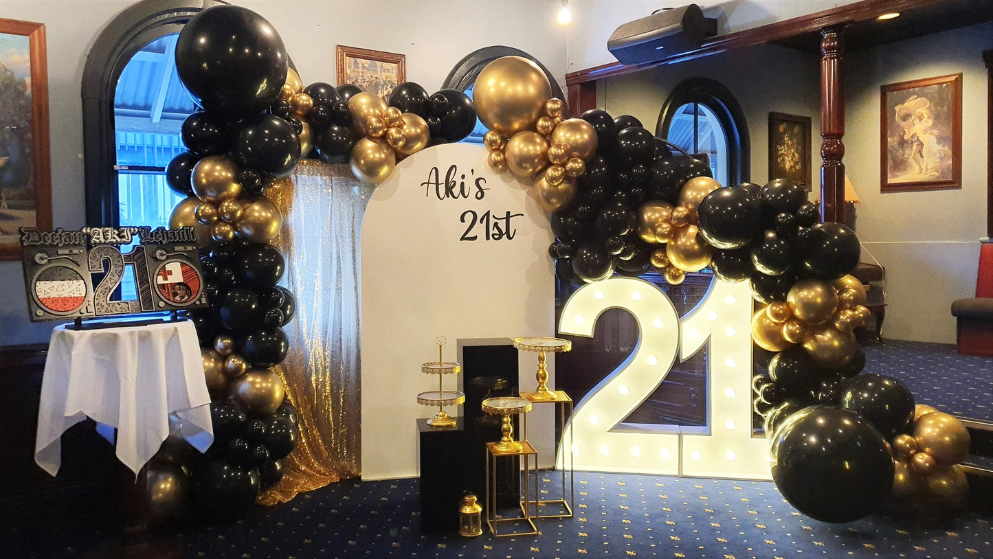 Set of Black Rectangular Acrylic Plinth for Hire