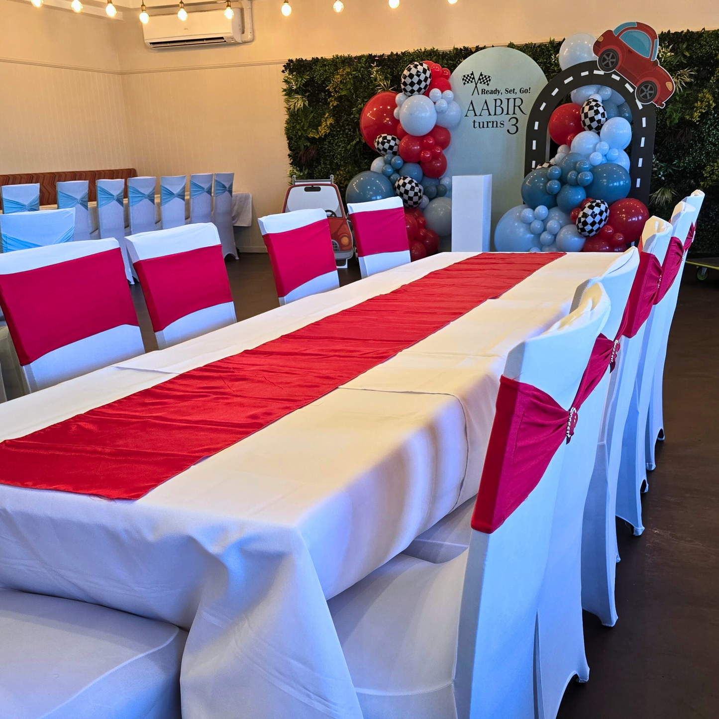 Luxe balloon backdrop with checkered print foil balloons and 2 car cutouts. Prop hire, Prop hiring, Prop hire, event stylists Brisbane, brisbane event styling, brisbane event styling, event stylist Brisbane, Brisbane Wedding, Gold Coast Wedding, Floral Styling, Lush & Lavish Events, Brisbane Corporate Styling, Gold Coast Corporate Styling, Brisbane Brand Activation