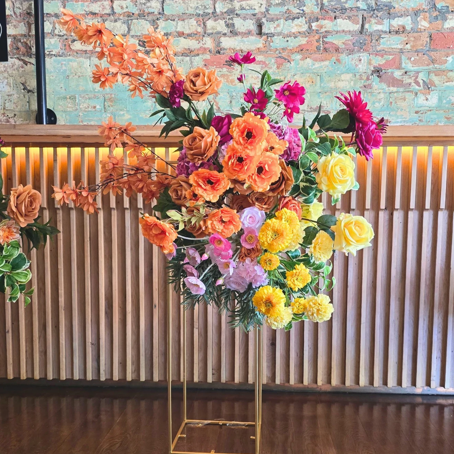 Tall Stunning Floral Pinths for Weddings and Events