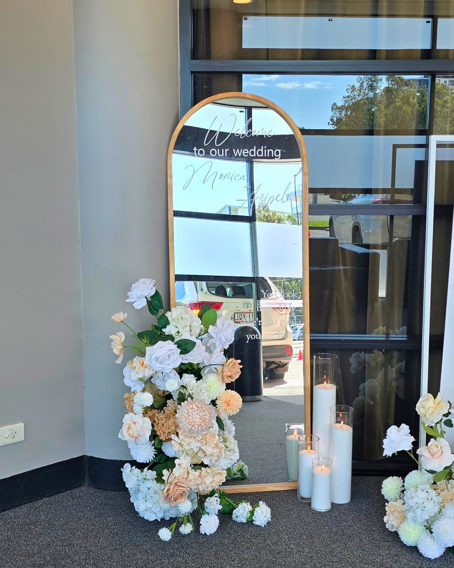 Mirror Personalised Welcome Signage