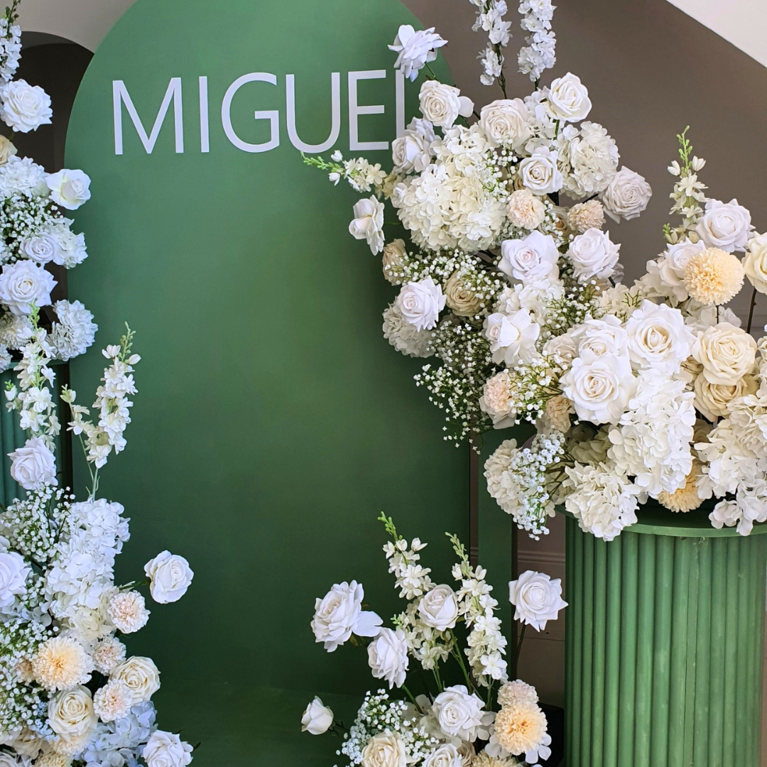 Luxe Christening Floral Backdrop