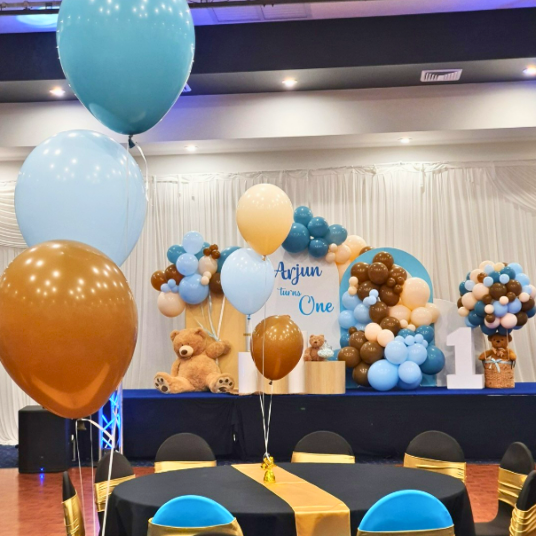 Grand Teddy Bear Theme 1st Birthday Party Backdrop