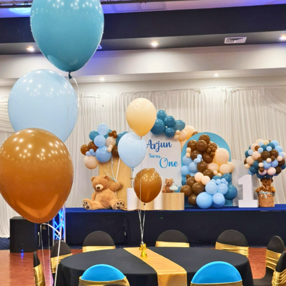 Grand Teddy Bear 1st Birthday Backdrop | Adorable Party Decor – Lush ...