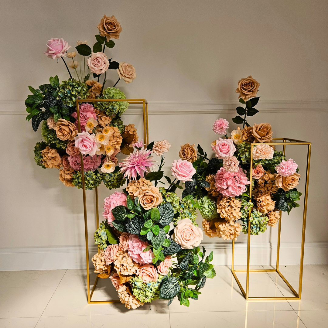 Dreamy Floral Plinths for Weddings, Engagement parties and Milestone Birthdays
