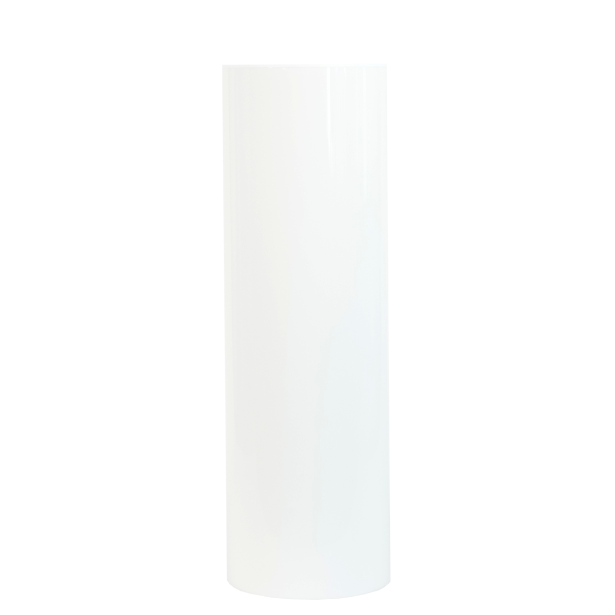 White circular plinth on a white background. Prop hire, Prop hiring, Prop hire, event stylists Brisbane, brisbane event styling, brisbane event styling, event stylist Brisbane, Brisbane Wedding, Gold Coast Wedding, Floral Styling, Lush & Lavish Events, Brisbane Corporate Styling, Gold Coast Corporate Styling, Brisbane Brand Activation, Gold Coast Tablescapes, Brisbane Candle Hire