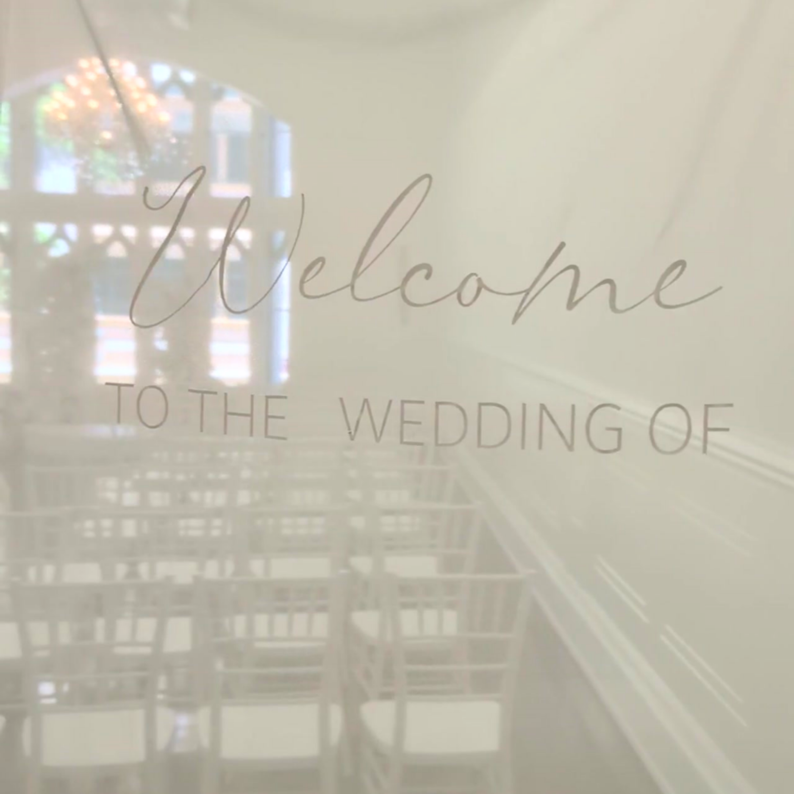 Decorative glass with 'Welcome to the Wedding of' text, blurred background. sheer fabric welcome sign brisbane, wedding welcome sign brisbane, fabric wedding signage brisbane, sheer white welcome sign wedding, wedding entrance sign brisbane, modern wedding welcome sign australia, custom wedding signage brisbane, minimalist wedding welcome sign brisbane, elegant wedding entrance signage brisbane, wedding sign hire brisbane, fabric signage wedding australia, romantic wedding welcome sign brisbane