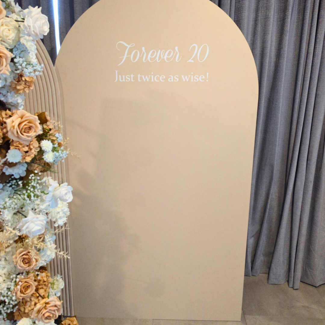 Neutral floral backdrop woth baby's breath and roses. Prop hire, Prop hiring, Prop hire, event stylists Brisbane, brisbane event styling, brisbane event styling, event stylist Brisbane, Brisbane Wedding, Gold Coast Wedding, Floral Styling, Lush & Lavish Events, Brisbane Corporate Styling, Gold Coast Corporate Styling, Brisbane Brand Activation, Gold Coast Tablescapes, Brisbane Candle Hire