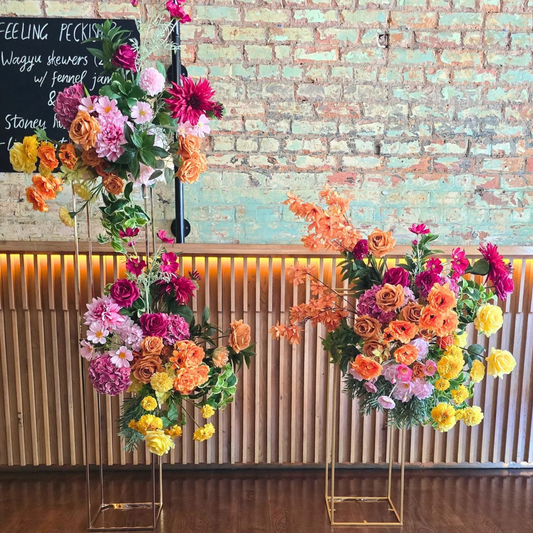 Tall Stunning Floral Pinths for Weddings and Events