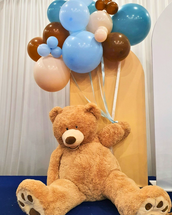 Grand Teddy Bear Theme 1st Birthday Party Backdrop