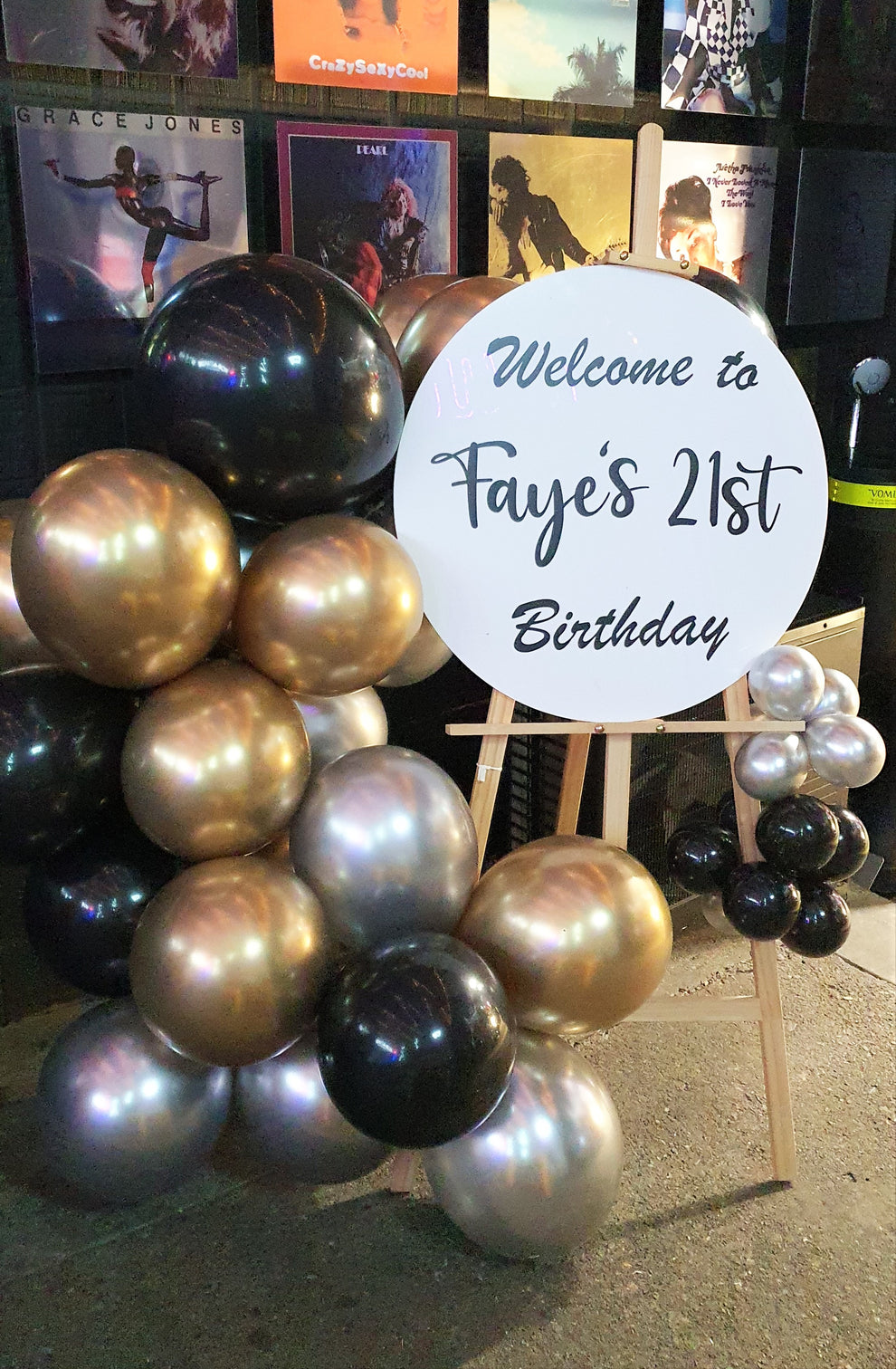 Bespoke Balloon Garland & Personalised Signage |Brisbane Event Styling ...