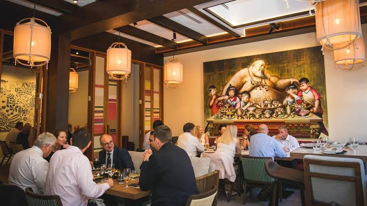 Intimate Brisbane wedding reception styling for Linh and Dineel at Jumbo Thai featuring romantic pastel florals, custom wedding décor and elevated event design by Lush & Lavish Events