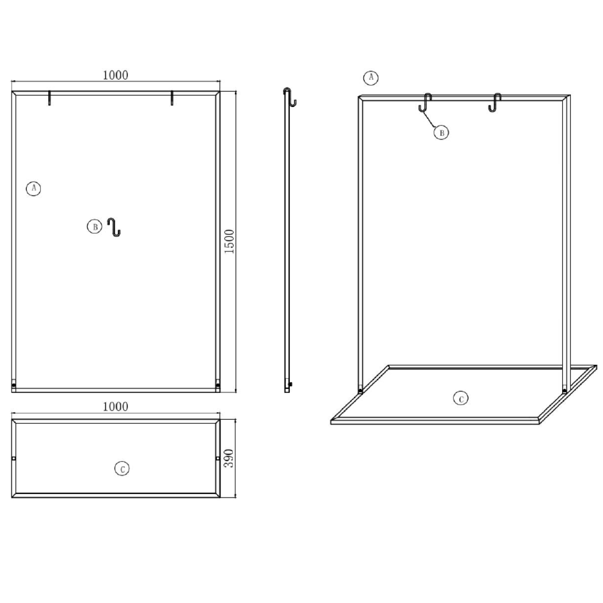 Technical drawing of a welcome sign with dimensions.  Prop hire, Prop hiring, Prop hire, event stylists Brisbane, brisbane event styling, brisbane event styling, event stylist Brisbane, Brisbane Wedding, Gold Coast Wedding, Floral Styling, Lush & Lavish Events, Brisbane Corporate Styling, Gold Coast Corporate Styling, Brisbane Brand Activation, Gold Coast Tablescapes, Brisbane Candle Hire
